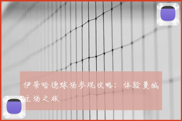 伊蒂哈德球场参观攻略：体验曼城主场之旅